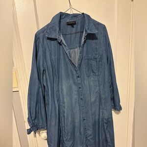 Lane Bryant Indigo Denim Dress